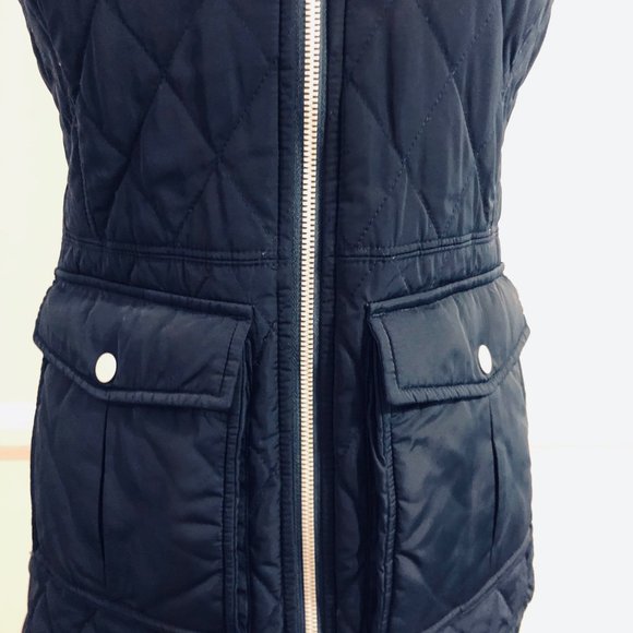 Athleta Jackets & Coats Athleta Quilted Vest W Detachable Hood Xs